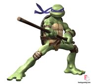 Donatello fight stance