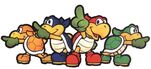 Team Koopa Bros ( Red, Black, Yellow & Green Koopa )