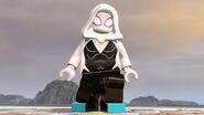 Spider-Gwen as a Lego minifigure