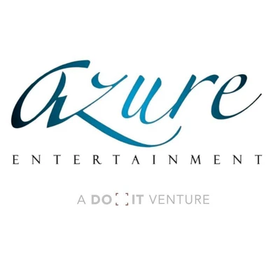Azure Entertainment Blue A Do It Venture logo