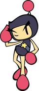 Black Bomberman's official artwork from Super Bomberman R.