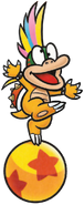 The current appearance of Lemmy in the Super Mario Bros. Encyclopedia.