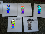 More of the Kaiden and Friends characters. Note: Willow is voiced by Awkwafina, Starly is voiced by Annie Murphy, Zach is voiced by Jason Schwartzman, Faris Toon is voiced by Radioactivegirl00, and Hader Toon is voiced by ClayRanger143.