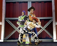 ウッディ、バズ・ライトイヤー、とジェシー