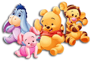 Bright pooh and friends babies