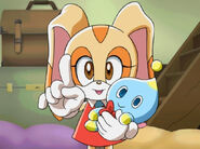 Cream as she appears in Sonic X