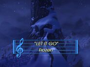 ...and as we sing about ice and snow, this song helps us let it all go!