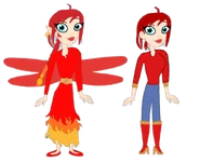 Firelight human/fairy