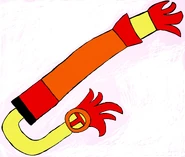 Titnorflame, a Staff/Torch Hybrid Weapon for Twimomare to use