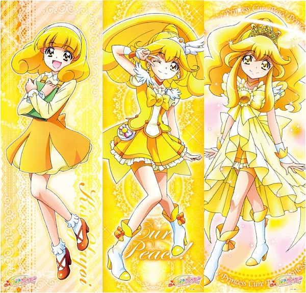 poster Smile Precure Pretty Cure Glitter Force anime Miyuki Emily Kise Lily