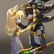 Shadow and Maria Egyptian Counterparts