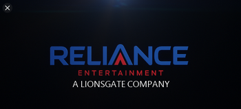 Reliance Entertainment New logo (with Lionsgate byline)