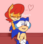 Sonic and Sally Guess who