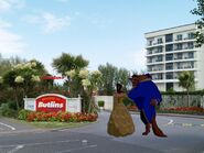 Belle and Beast arrived at Butlins Hotel