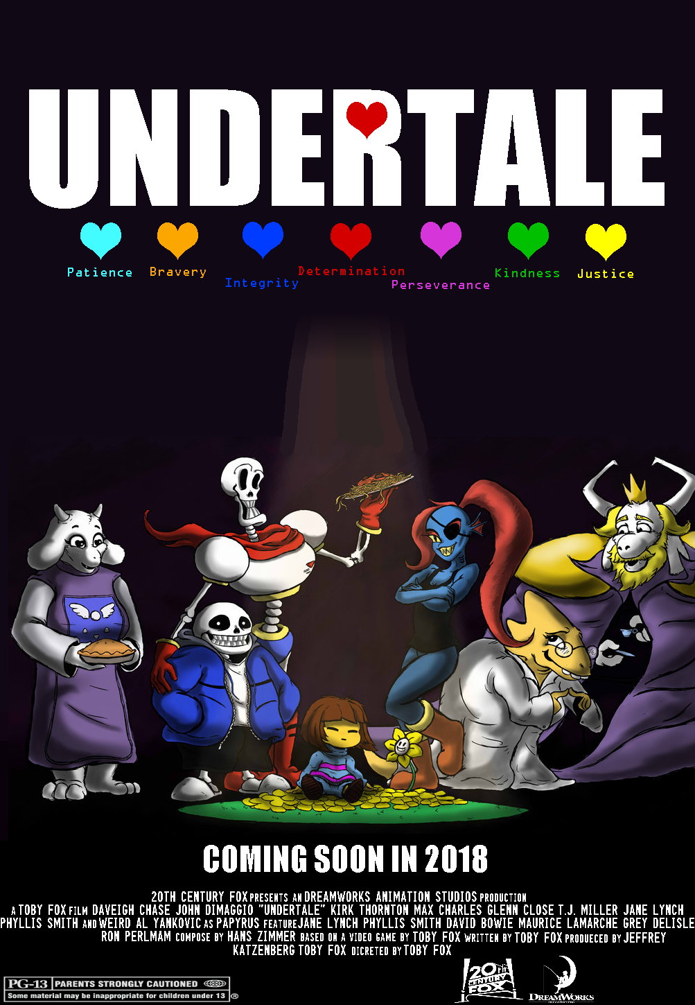 Undertale characters and their favorite movies 