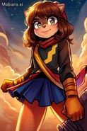 Kamala Khan as a Mobian