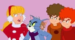 Karen asking the two boys to memorize what they did while Tom and Jerry are glaring at the unseen Professor Hinkle ("Didn't we?") (recycled animation from Rankin/Bass' Frosty the Snowman and character animation from Tom and Jerry's Giant Adventure) (Note: The boys must be added.)
