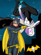 Batgirl with Spider-Gwen