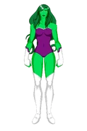 She-Hulk as she appears in the continuity of Marvel's Spider-Man: Webbed Champion