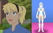 Gwen Stacy / Ghost-Spider as she appears in Marvel's Spider-Man: Webbed Champion