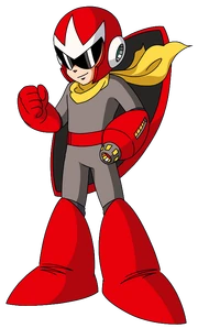 Proto Man's artwork from Mega Man 10.