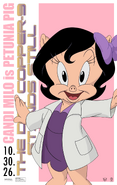 Petunia's character poster