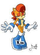 Classic Sally Acorn with gloves