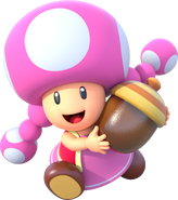 Toadette's artwork from Mario Party: Star Rush.