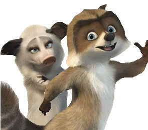 over the hedge rj and heather