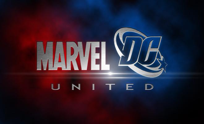 dc vs marvel in anime stile