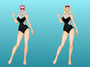 Concept of Spider-Gwen wearing her swimsuit in Comic Con Incorporated