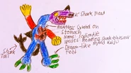 Scyliondite, a Heartless Shark Kaiju OC (with the inclusion of elements taken from other Animals such as Dinosaurs and Dragons) that Emman has made for one of his planned ideas involving the Kingdom Hearts franchise.