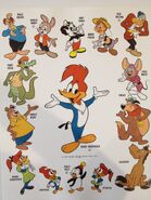 Woody Woodpecker and some other Walter Lantz Characters