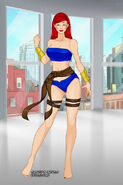 Mary Jane wearing her Tigra outfit in Ultimate Marvel: Earth-2, Marvel's Spider-Man: Webbed Champion and Marvel: All New, All Different Chronicles