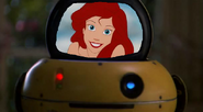 Ariel in Weebo's screen