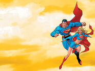 Superman y Supergirl
