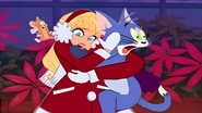 Tom & Jerry Meet Frosty the Snowman- Karen protecting Tom and Jerry (with background)