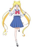 Usagi in her normal school uniform (crystal)