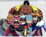 Doc, Speed King, White Hat, Barba, Mutz Gunryu, Academias, and Cook