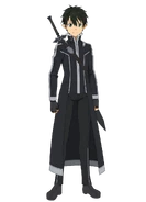 Kirito's appearance in ALfheim Online