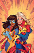 Kamala Khan and Carol Danvers