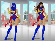 Ms. Marvel / Kamala Khan from Ultimate Marvel: Earth-2, Marvel: All New, All Different Chronicles and All New, All Different Mutants