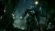 Mind-Control Arkham Knight lead the soldier to destroy the Anti-Heroez