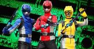 Power Rangers Red, Blue, and Yellow