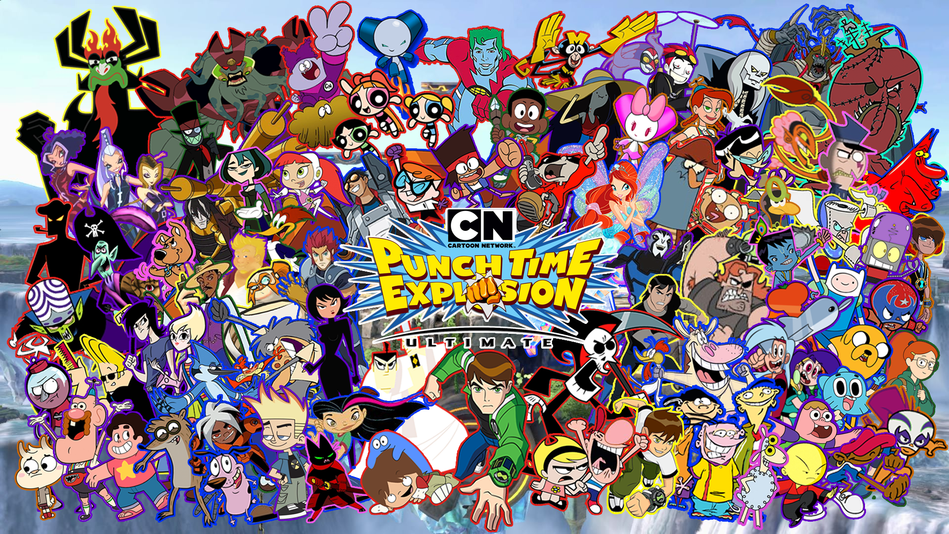 Pancadaria entre desenhos em Cartoon Network Punch Time Explosion