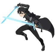 Kirito during the Aincrad arc