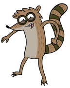 Rigby as a child