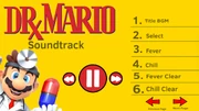 Soundtrack menu