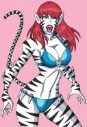 Concept of Mary Jane Watson as Tigra in Marvel's Spider-Man: Webbed Champion