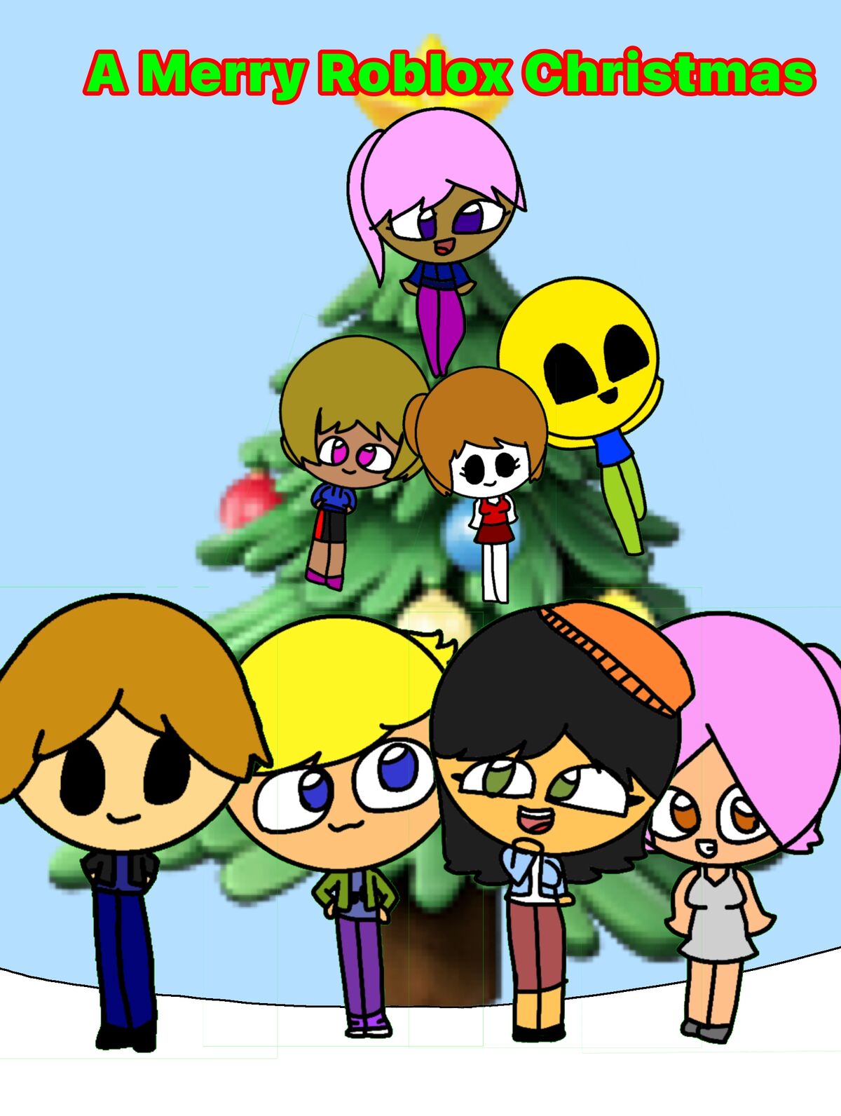 Merry Edvic Christmas on X: Funni lil bacon hair man #robloxart  #robloxartist  / X